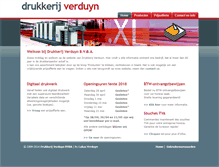 Tablet Screenshot of drukverduyn.be